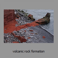 volcanic rock formation